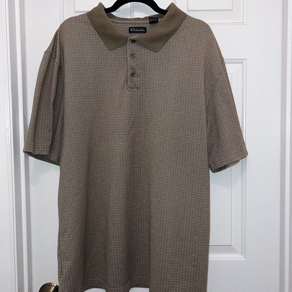 Men's Big and Tall - KT Classics XXL Patterned Short Sleeve Polo